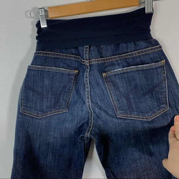 Citizen of Humanity A Pea in a Pod maternity bootcut denim jeans w/ bel… - Picture 7 of 16